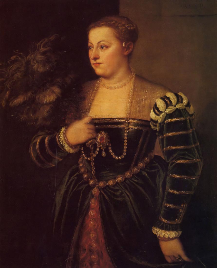 Titians daughter, Lavinia - Titian