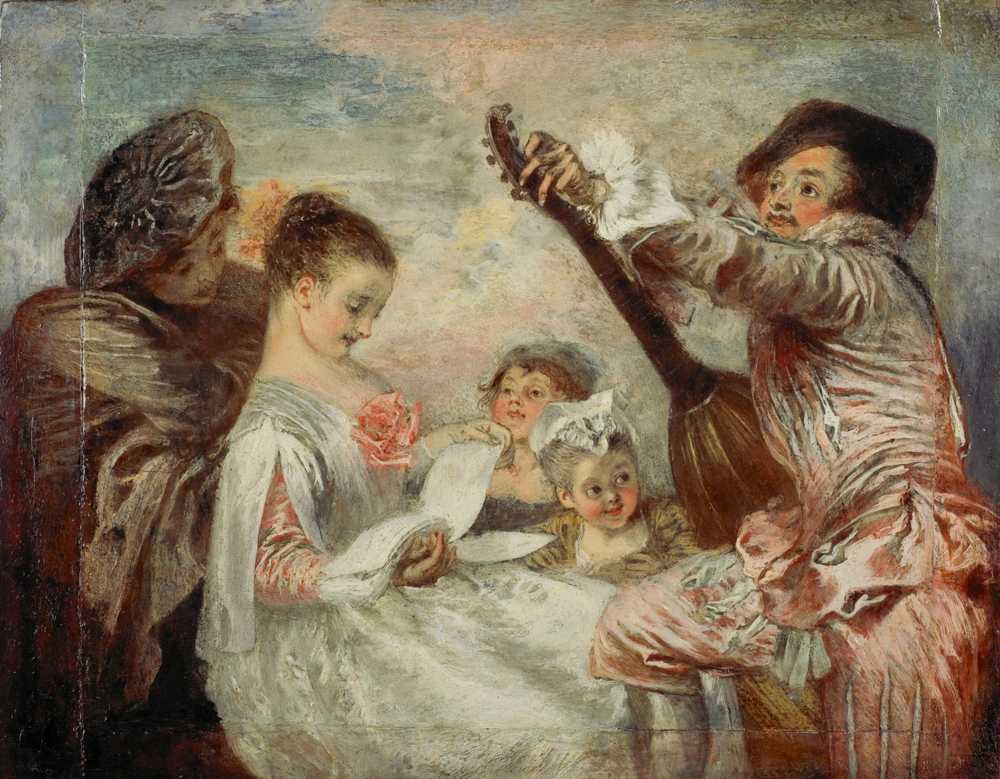 To prove to us that this beautiful - Jean-Antoine Watteau