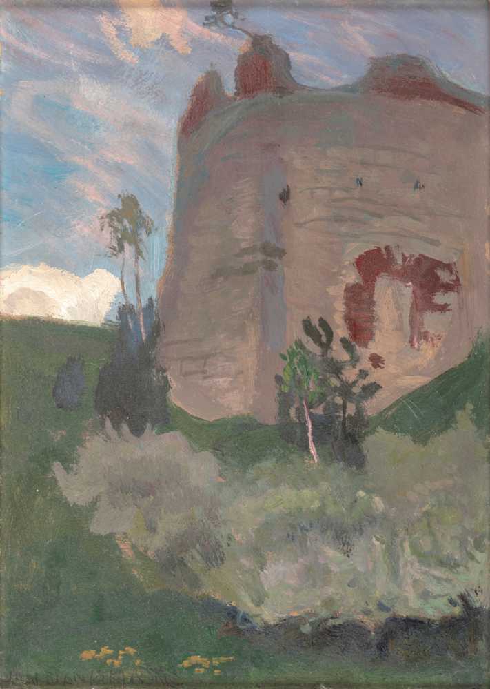 Tower at Tenczyn (1905) - Jan Stanisławski