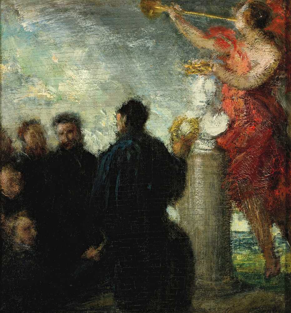 Tribute To Eugene Delacroix (1864) - Henri Fantin-Latour