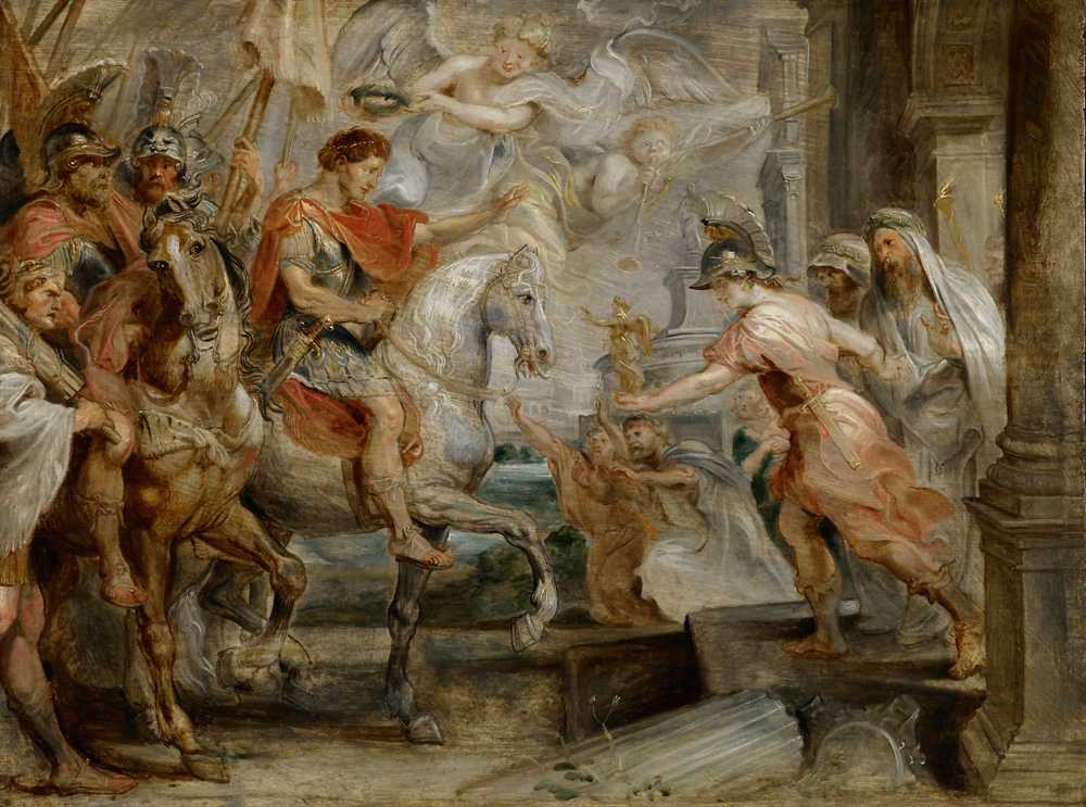 Triumphant Entry Of Constantine Into Rome (1621) - Peter Paul Rubens