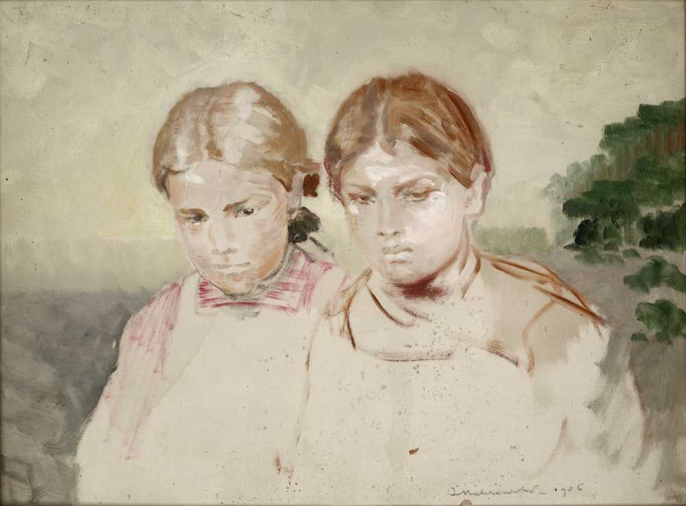 Two Girls (1906) - Jacek Malczewski