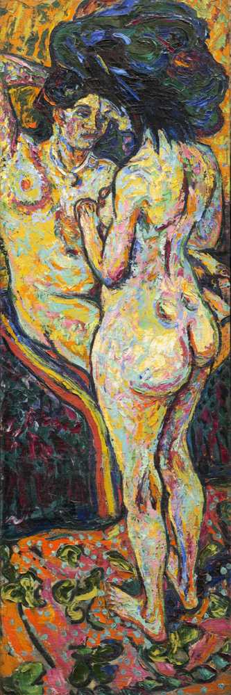 Two Nudes (obverse) (1907) - Ernst Ludwig Kirchner