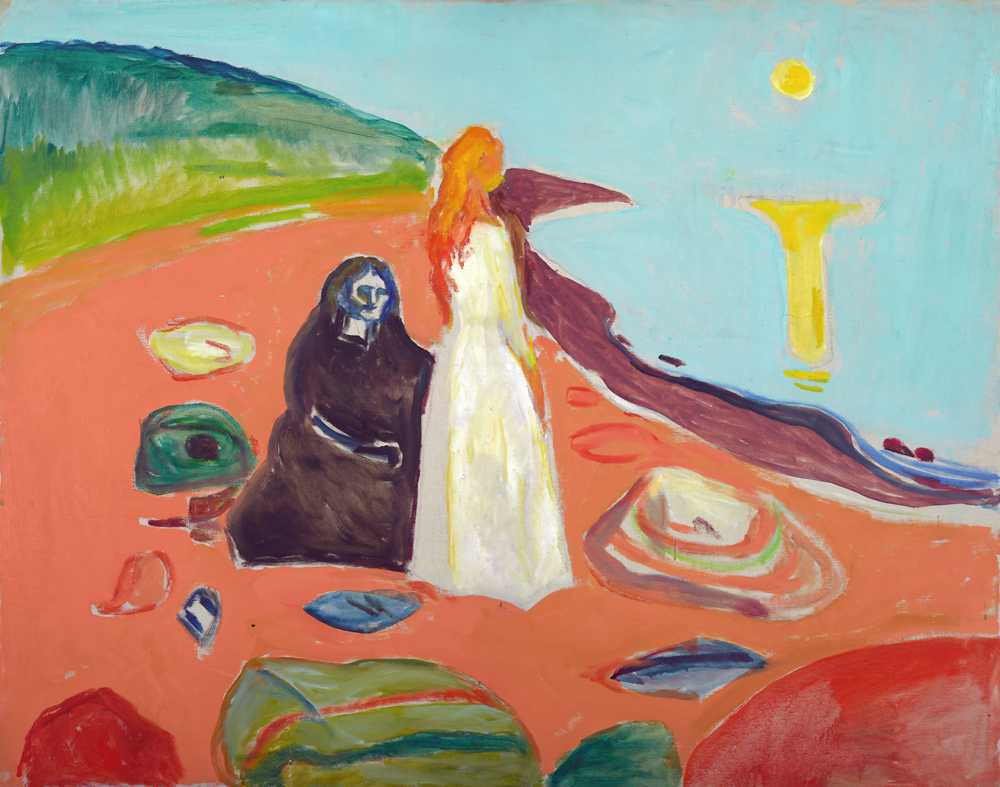 Two Women on the Shore II (1933–35) - Edward Munch