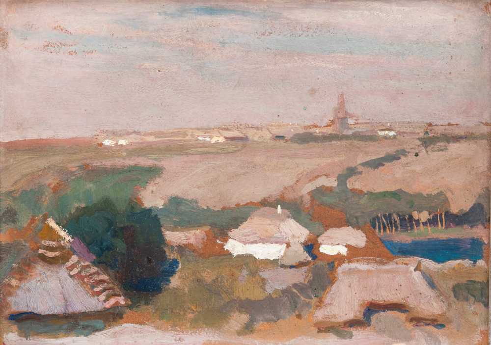 Ukrainian Village (1903) - Jan Stanisławski
