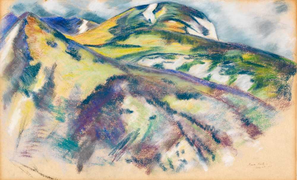 Valdez Hills (1918) - Marsden Hartley