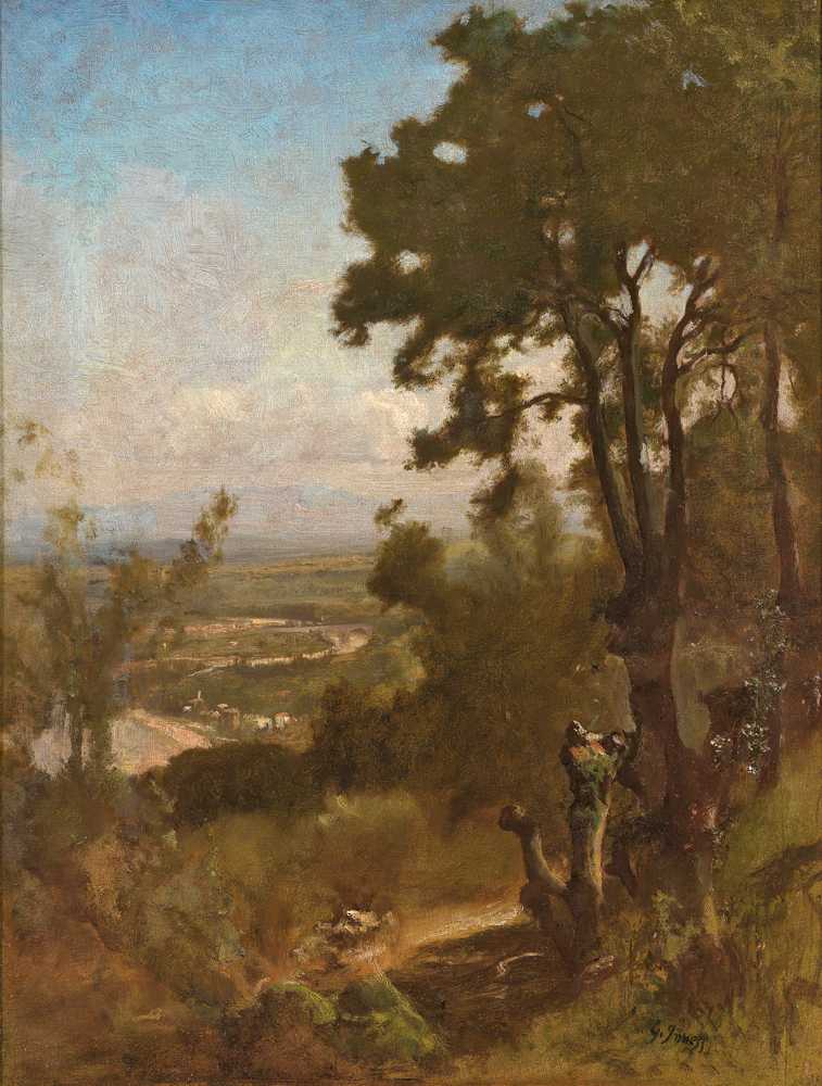Valley Near Perugia - George Inness