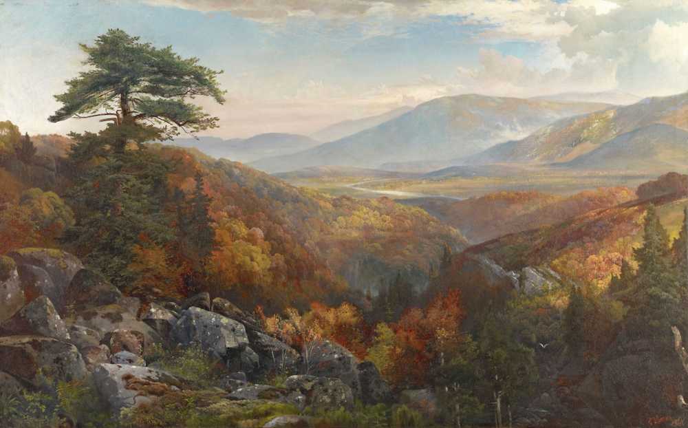Valley of the Catawissa in Autumn (circa 1862) - Thomas Moran