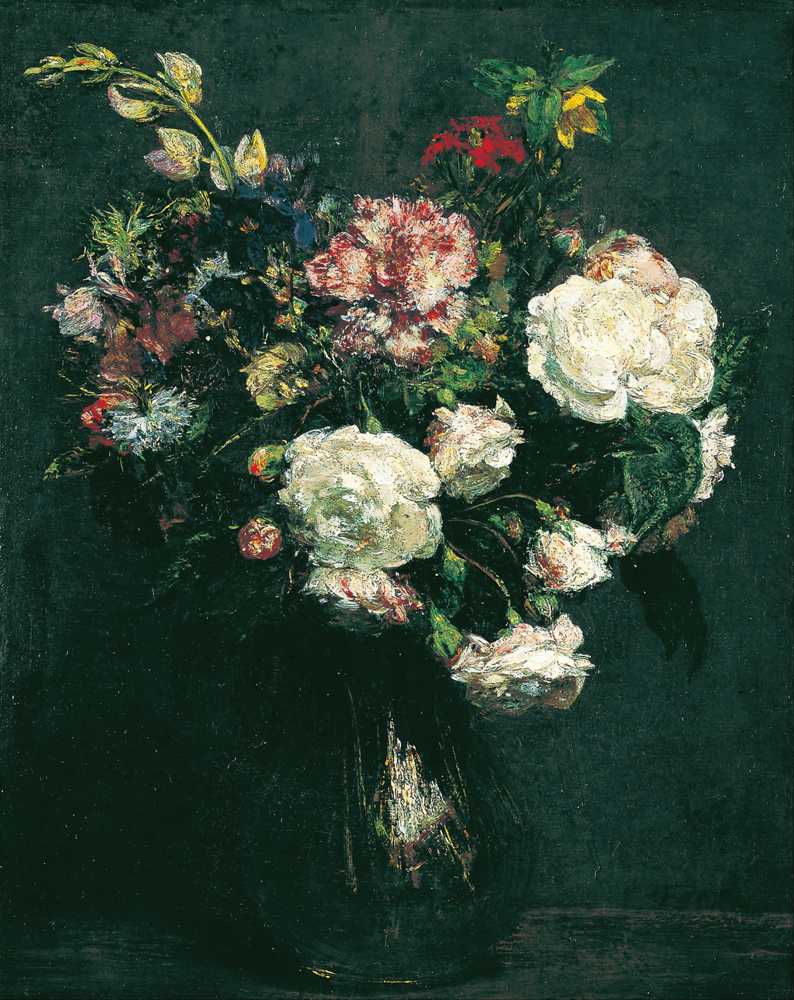 Vase of Flowers (1877) - Henri Fantin-Latour