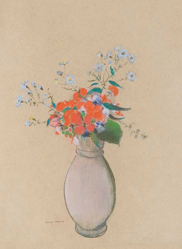 Vase Of Flowers (1910) - Odilon Redon