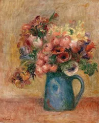 Vase of Flowers (c. 1889) - Auguste Renoir