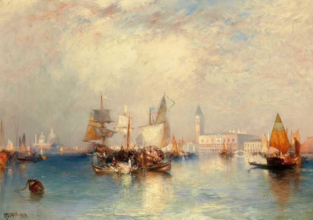 Venice, Grand Canal (1903) - Thomas Moran