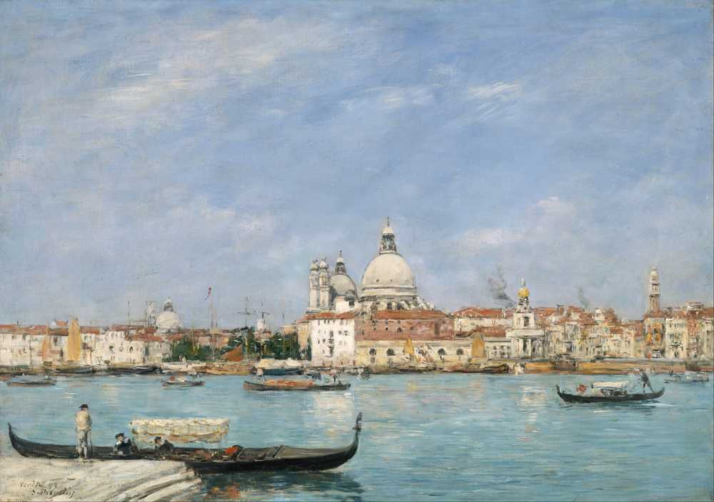Venice, Santa Maria della Salute from San Giorgio (1895) - Eugene Boudin