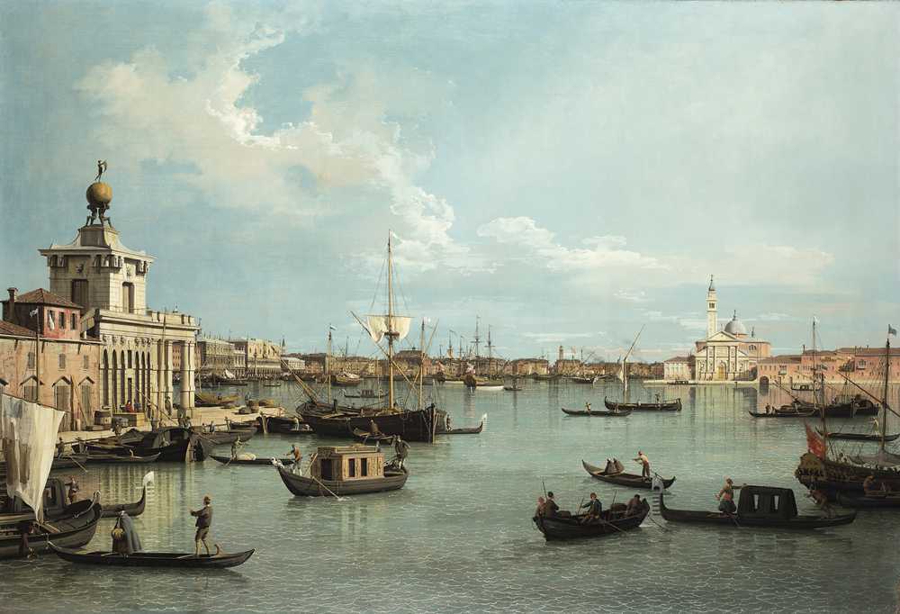 Venice, the Bacino di San Marco from the Canale della Giudecca (c... - Canaletto