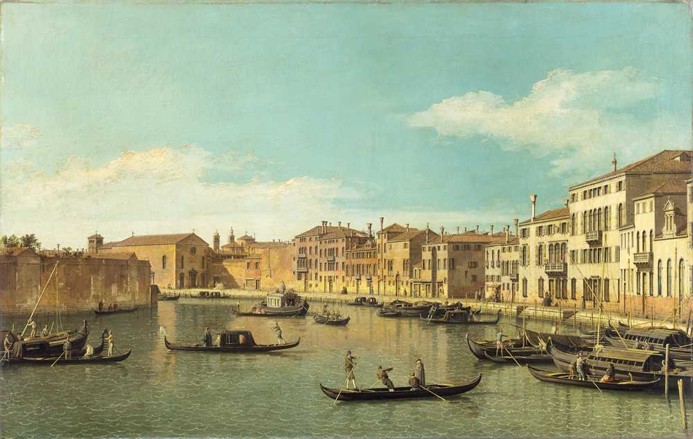 Venice, the Canale di Santa Chiara (c. 1740 - 1750) - Canaletto