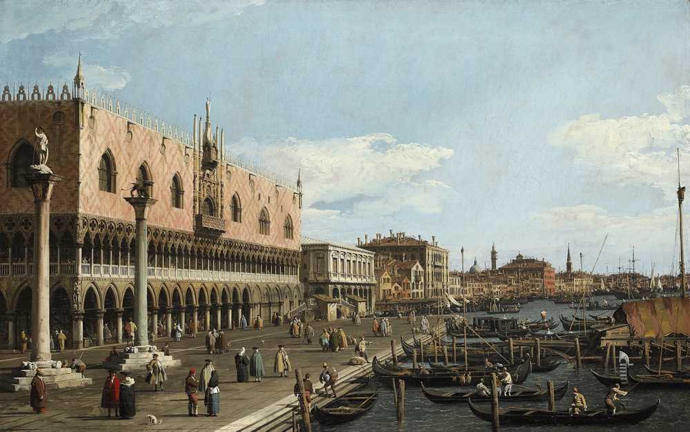Venice, the Riva degli Schiavoni (c. 1740 - 1745) - Canaletto