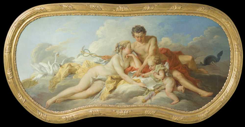 Venus and Mercury Instructing Cupid (1738) - Francois Boucher