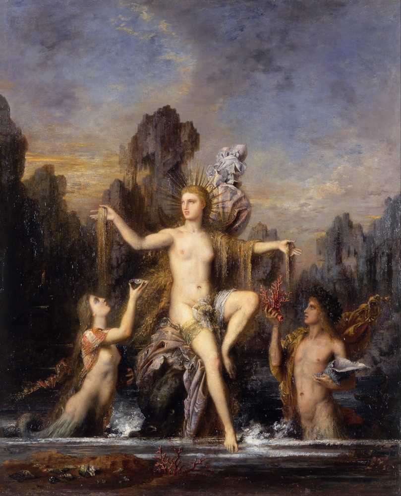 Venus Rising From The Sea - Gustave Moreau