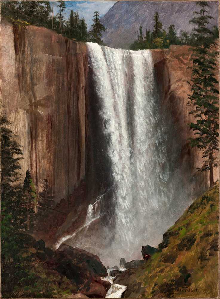 Vernal Fall - Albert Bierstadt
