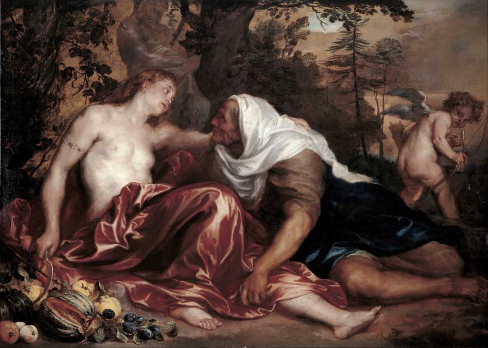 Vertumnus and Pomona (circa 1625) - Antoon Van Dyck