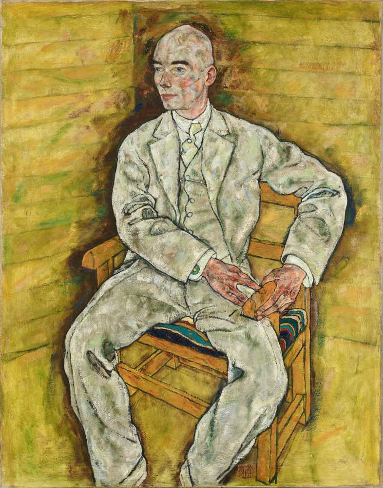 Victor Ritter von Bauer (1918) - Egon Schiele