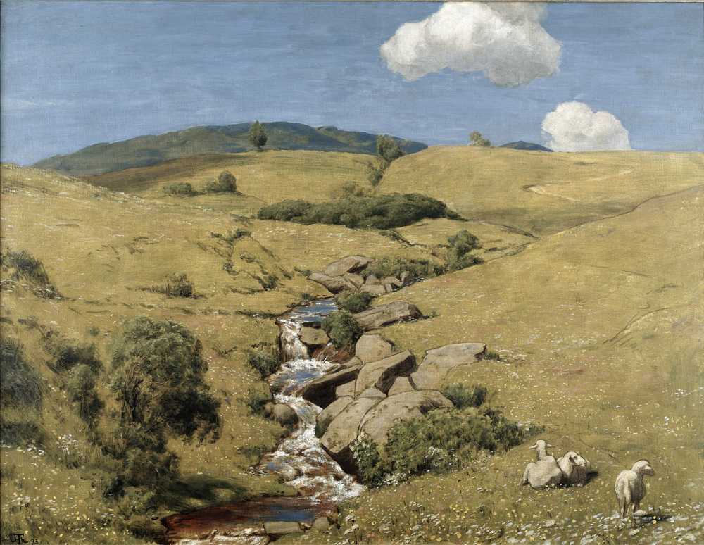 View from the Black Forest (1893) - Hans Thoma
