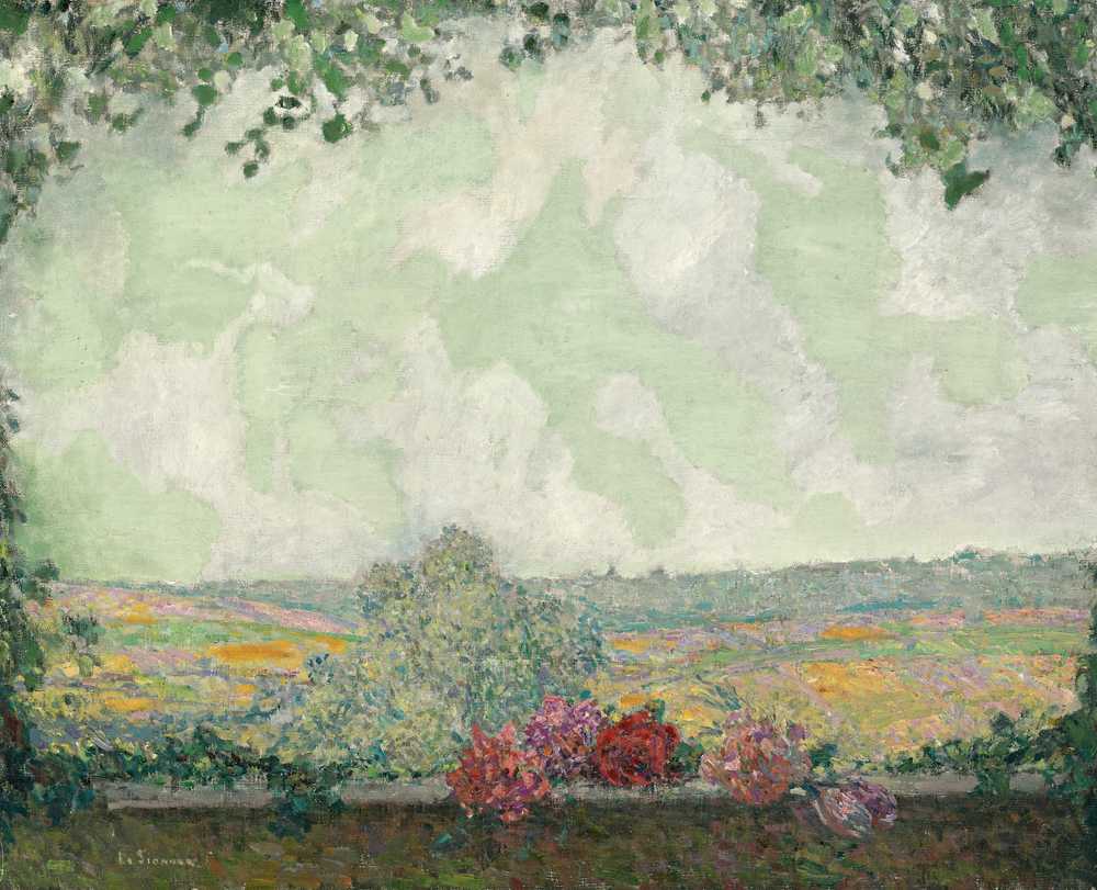 View From The Terrace (1925) - Henri Le Sidaner