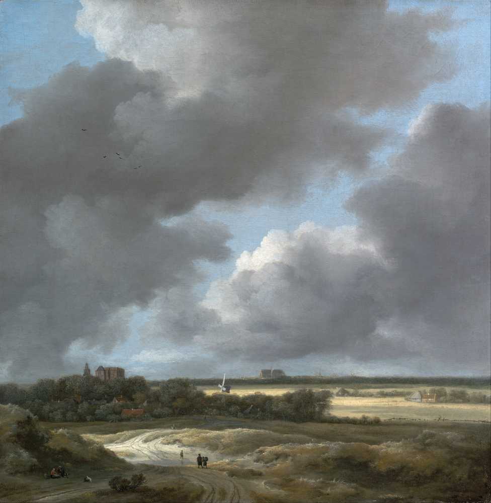 View of Alkmaar  (1675) - Jacob Isaacksz van Ruisdael