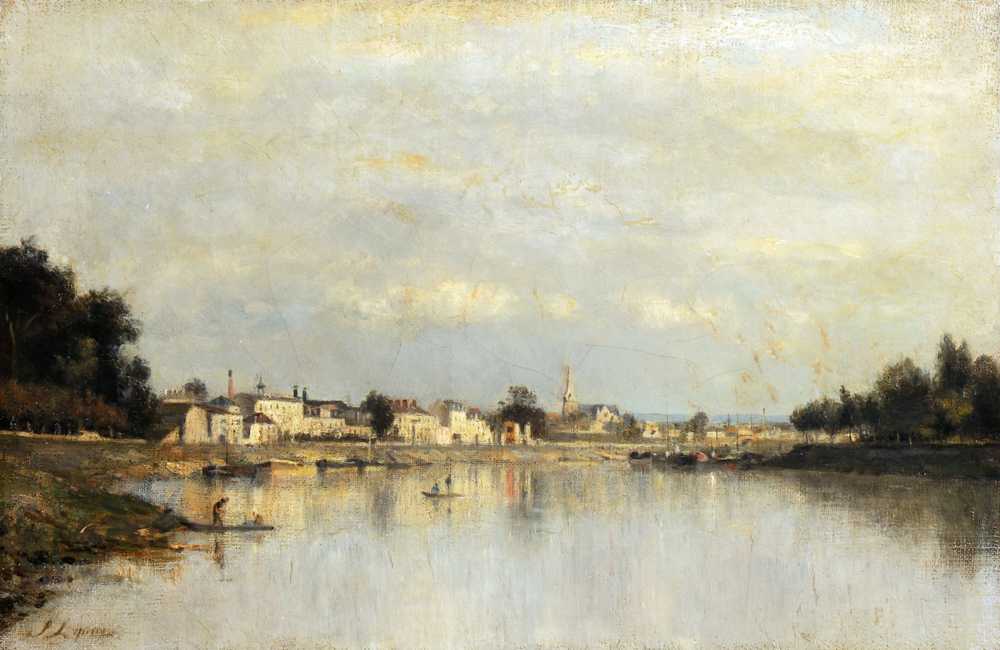 View of Conflans-Sainte-Honorine (1878) - Stanislas Lepine