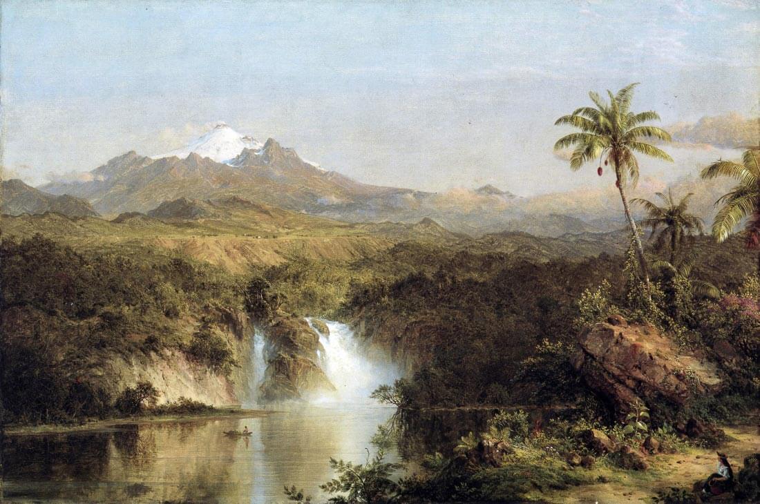 View of Cotopaxi, Ecuador - Frederick Edwin Church