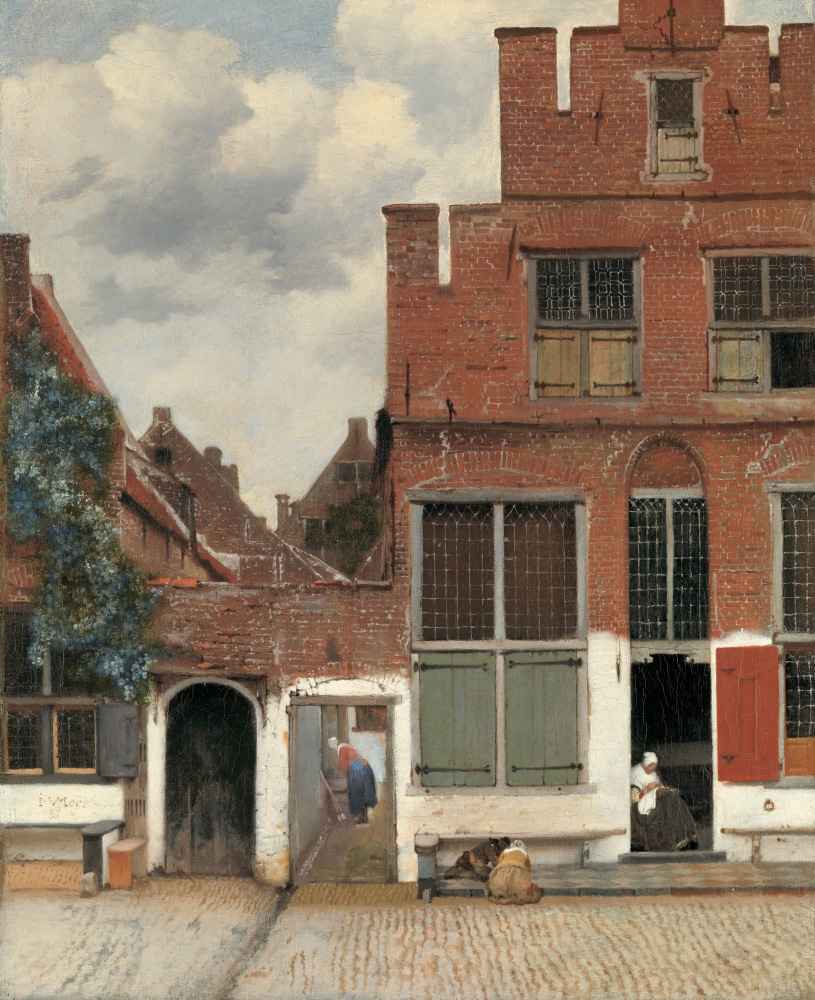 View of Houses in Delft, Known as ‘The Little Street’ - Jan Vermeer