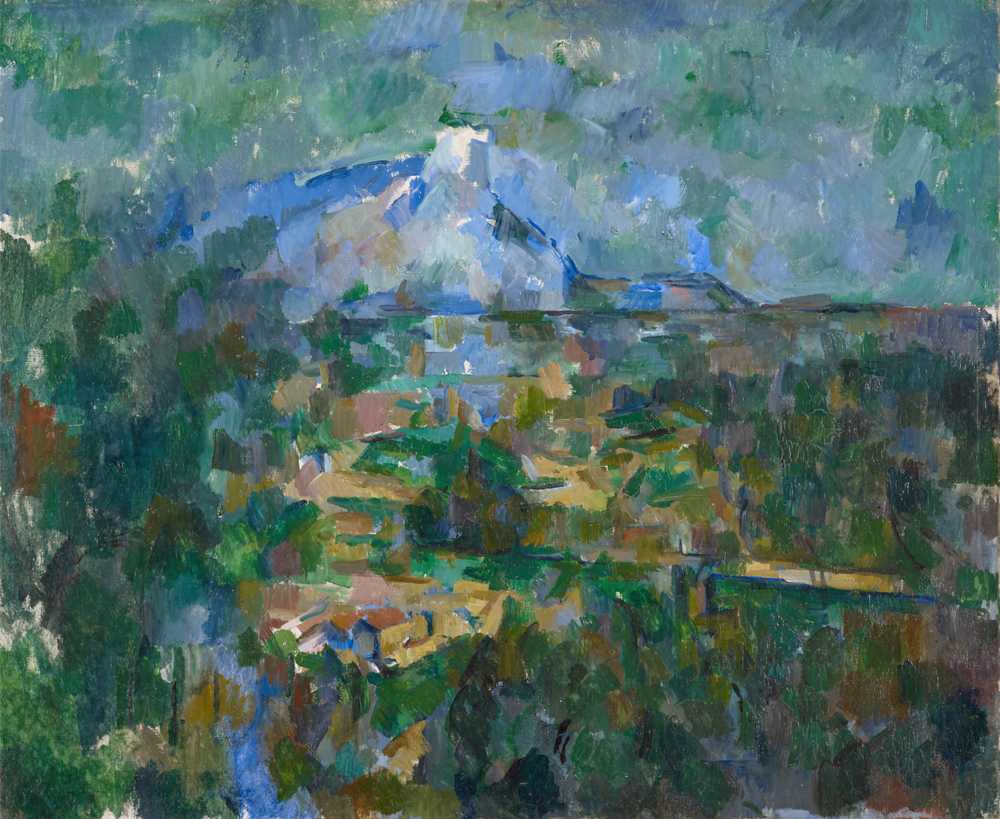 View of Mount Sainte-Victoire from Les Lauves (1904-1906) - Paul Cezanne