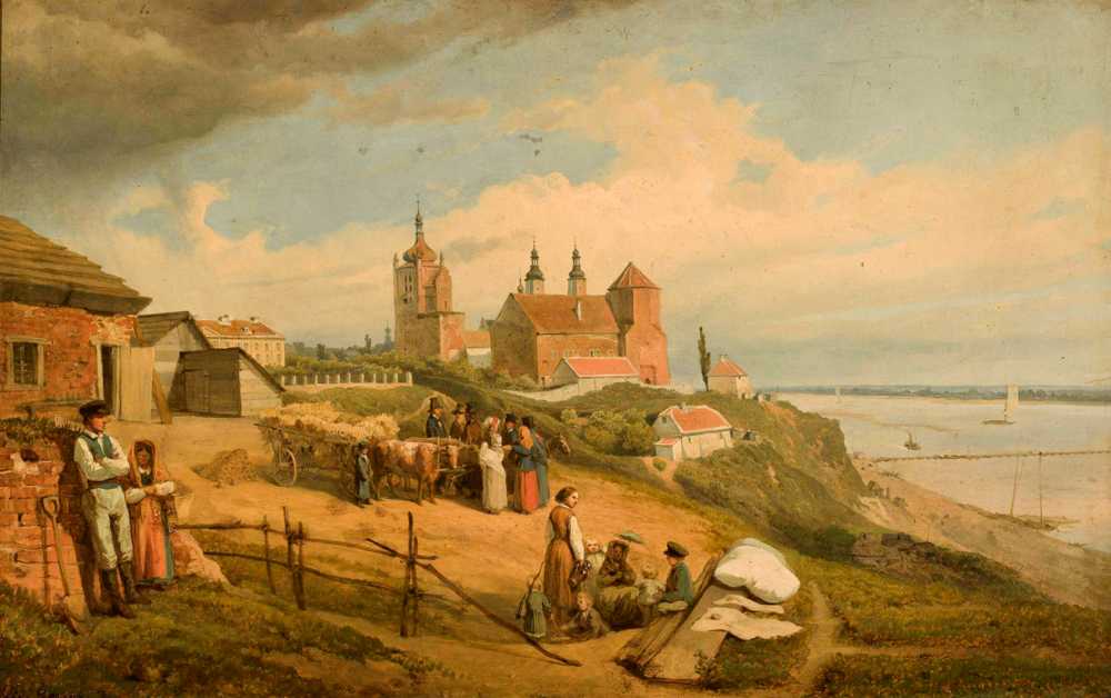 View of Płock (1852) - Wojciech Gerson