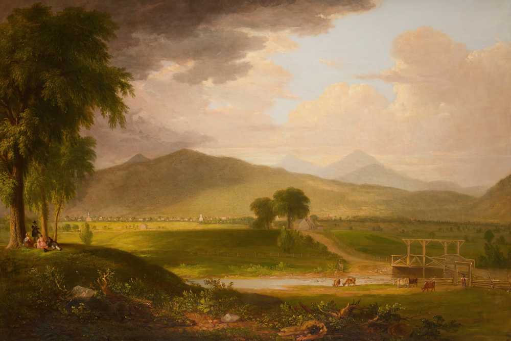 View of Rutland, Vermont (1840) - Asher Brown Durand