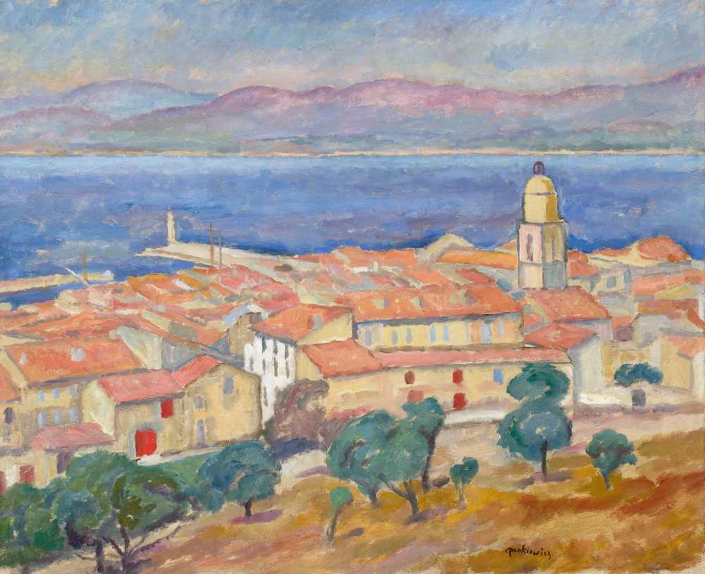 View of Saint-Tropez (circa 1911) - Józef Pankiewicz