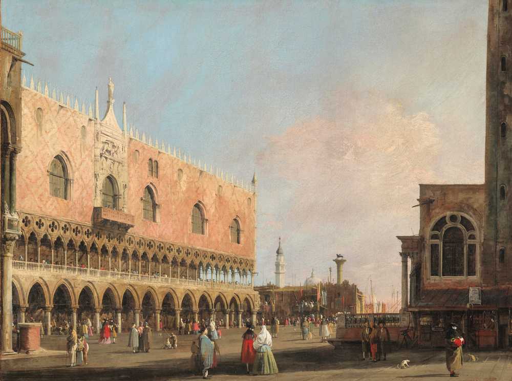 View of the Piazzetta San Marco Looking South (1735) - Canaletto