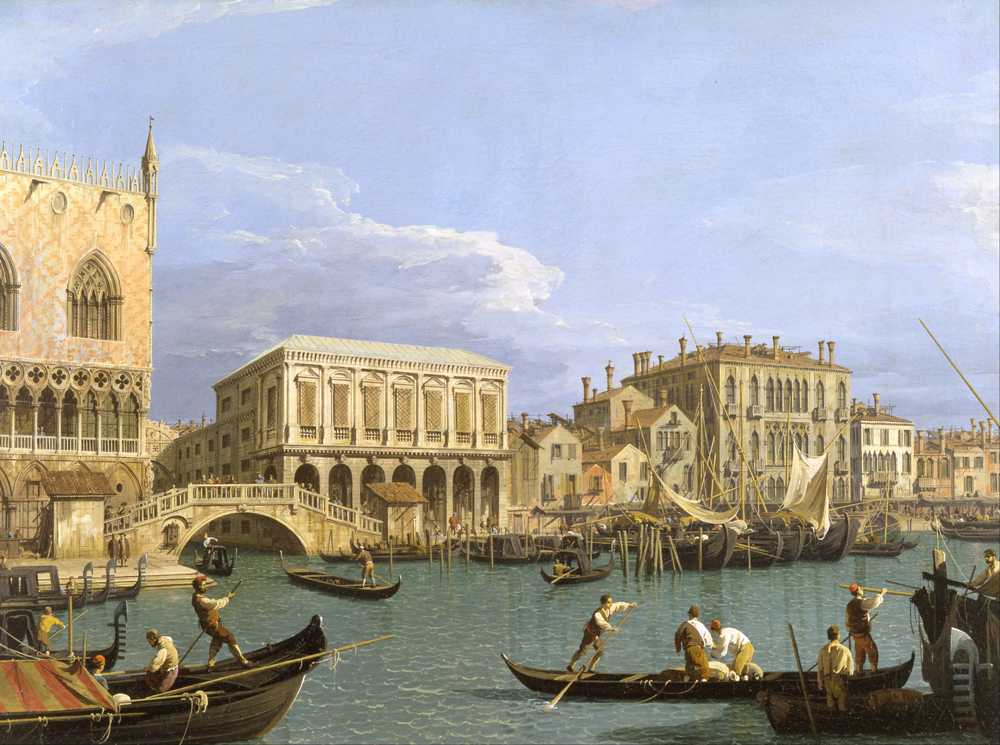 View of the Riva degli Schiavoni, Venice - Canaletto