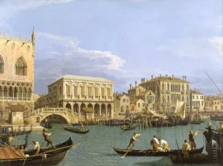 View of the Riva degli Schiavoni, Venice - Canaletto