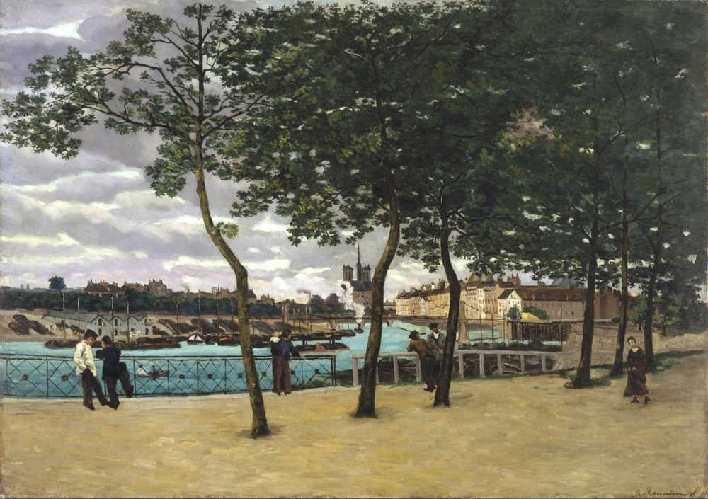 View of the Seine, Paris (1871) - Armand Guillaumin