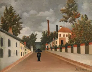 View Of The Surroundings Of Paris (circa 1900) - Henri Rousseau