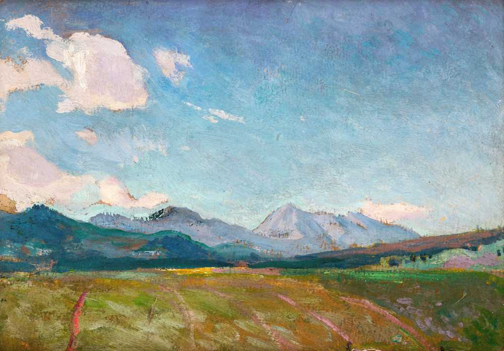 View towards Osobita (Zakopane) (1901) - Jan Stanisławski