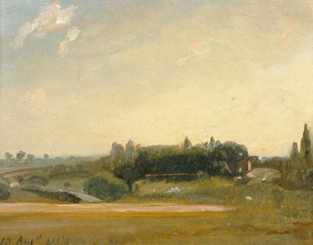 View Towards the Rectory, East Bergholt - John Constable