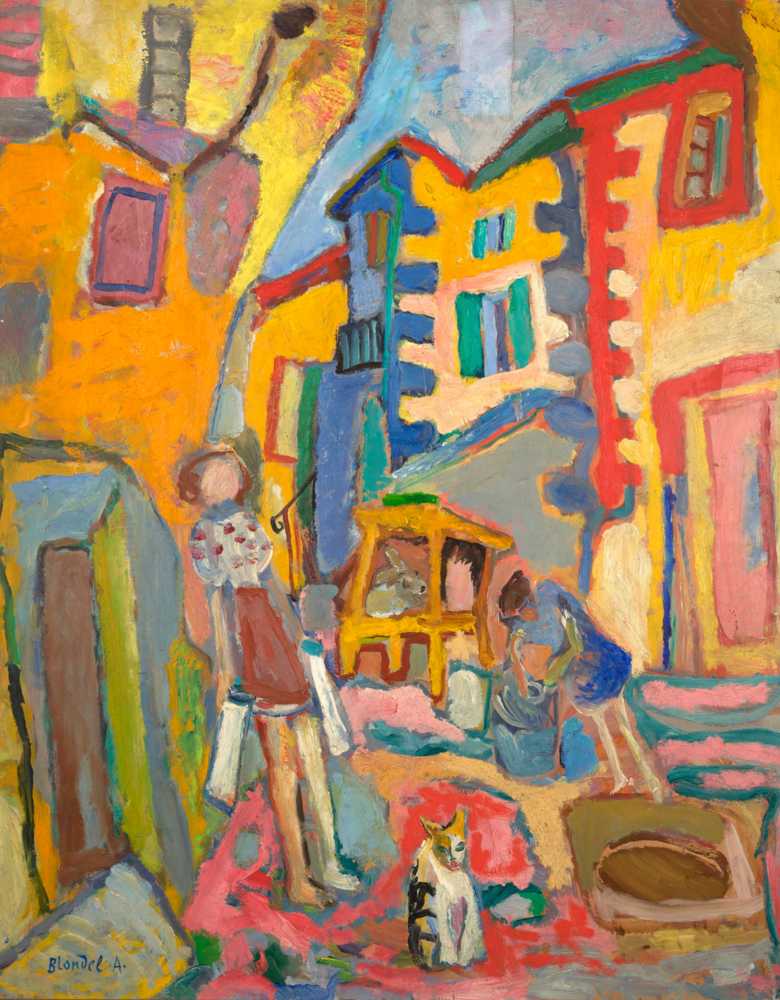 Village Back-Street (1948) - Aleksander Sasza Blonder