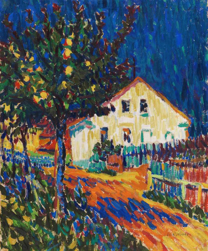 Village Street with Apple Trees (1907) - Ernst Ludwig Kirchner