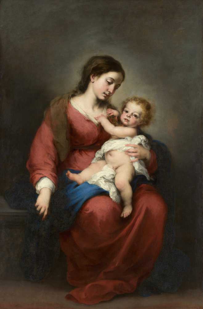 Virgin and Child (1670) - Bartolome Esteban Perez Murillo