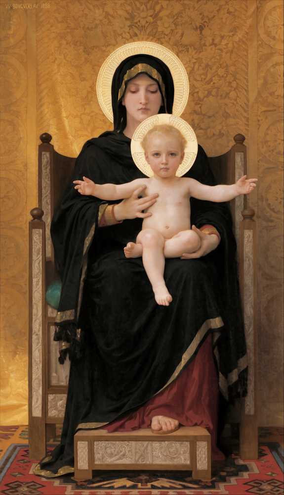 Virgin and Child (1888) - William-Adolphe Bouguereau