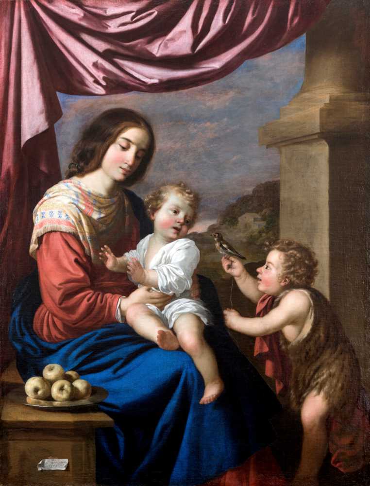 Virgin and Child with Saint John (1658) - Francisco de Zurbarán
