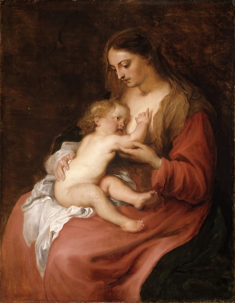 Virgin and Child - Antoon van Dyck
