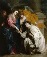 Vision of Hermann Joseph - Van Dyck