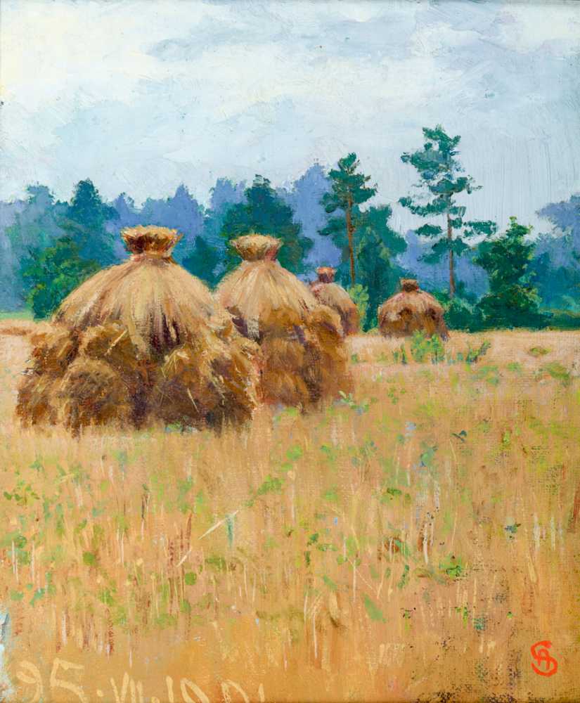 Volhynian Stacks of Corn (1901) - Ambroży Sabatowski